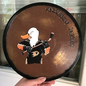 Handpainted record art